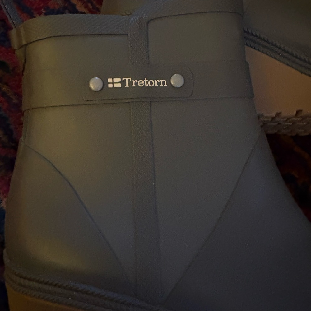 Tretorn Women's Grey Wedge Rain Boots - Picture 5 of 5